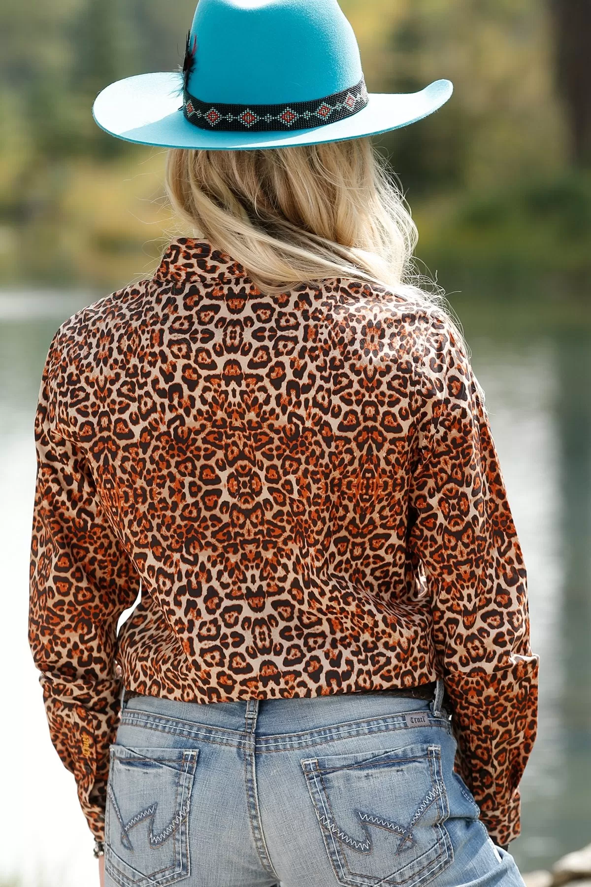 Cruel Denim Womens Leopard Print Shirt