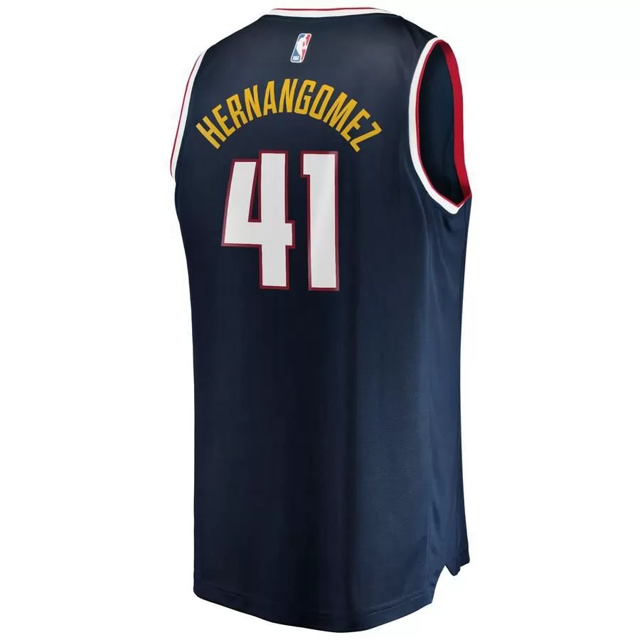 Denver Nuggets Juan Hernangomez Fanatics Branded Fast Break Player Icon Jersey Kids - Navy | Ireland O6277U9