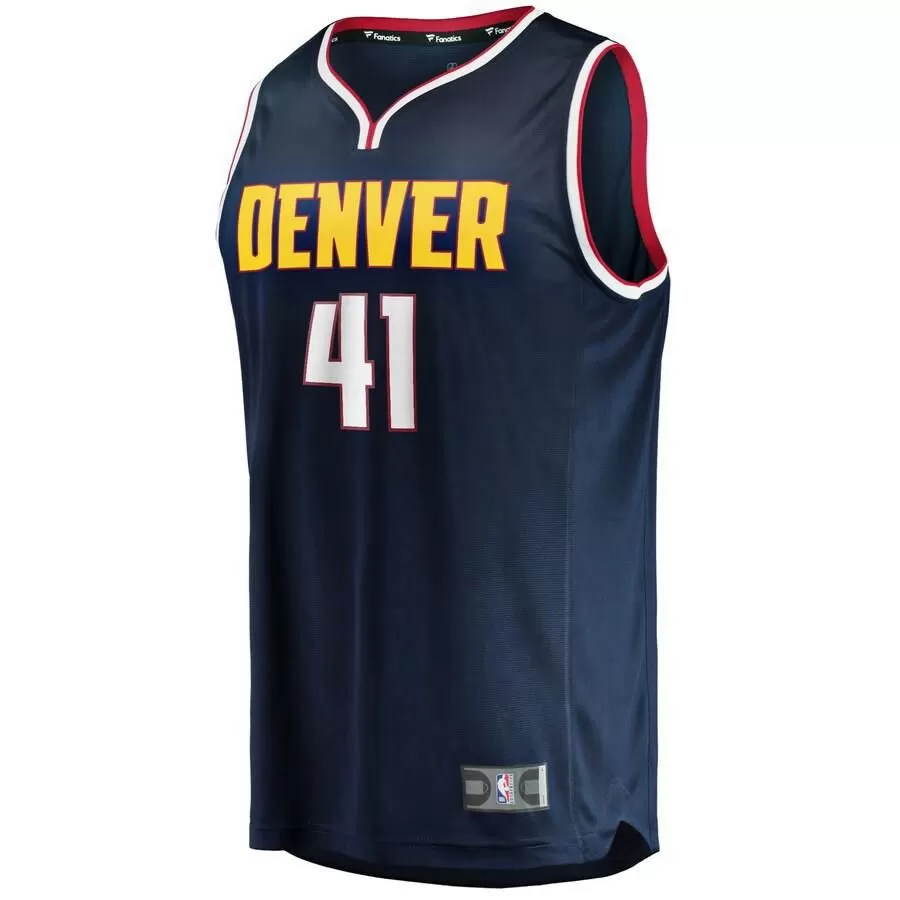 Denver Nuggets Juan Hernangomez Fanatics Branded Fast Break Player Icon Jersey Kids - Navy | Ireland O6277U9