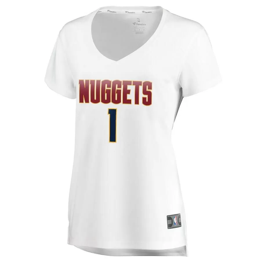 Denver Nuggets Michael Porter Jr. Fanatics Branded Fast Break Player Association Jersey Womens - White | Ireland G8682I5