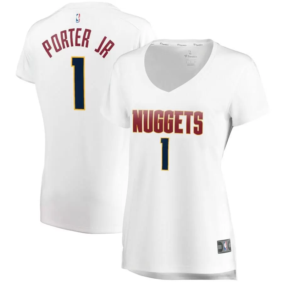 Denver Nuggets Michael Porter Jr. Fanatics Branded Fast Break Player Association Jersey Womens - White | Ireland G8682I5