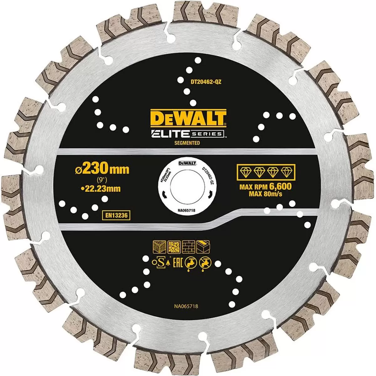 Dewalt 230mm Elite Series All Purpose Diamond Wheel Blade DT20462-QZ