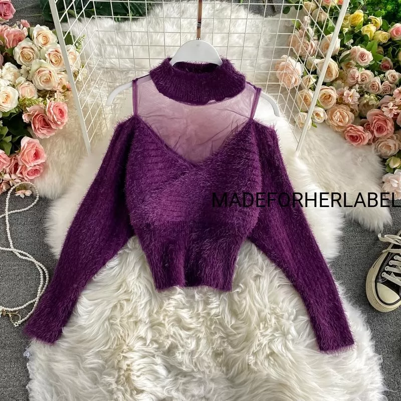 Diana Fur Mesh Pullover