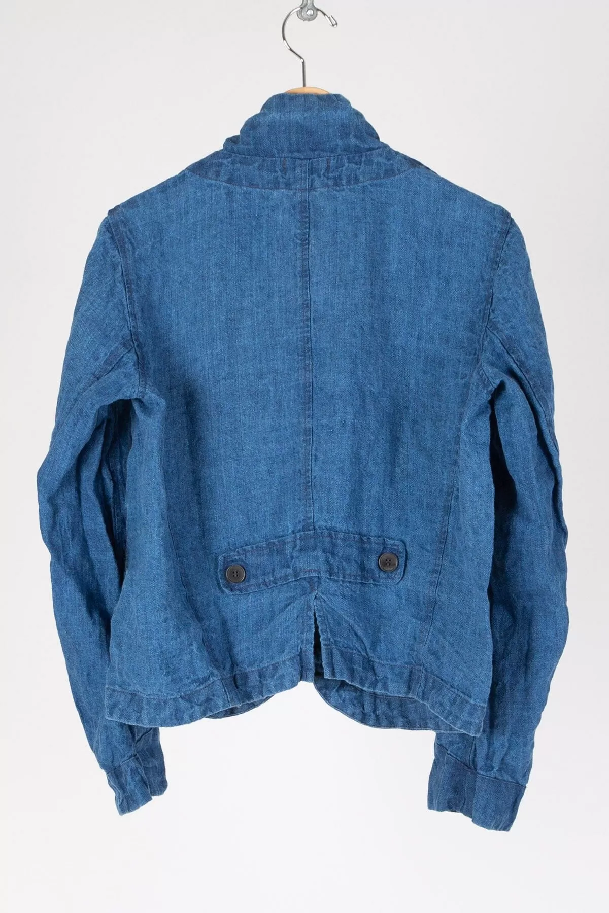 Dree Jacket - Indigo Linen Twill