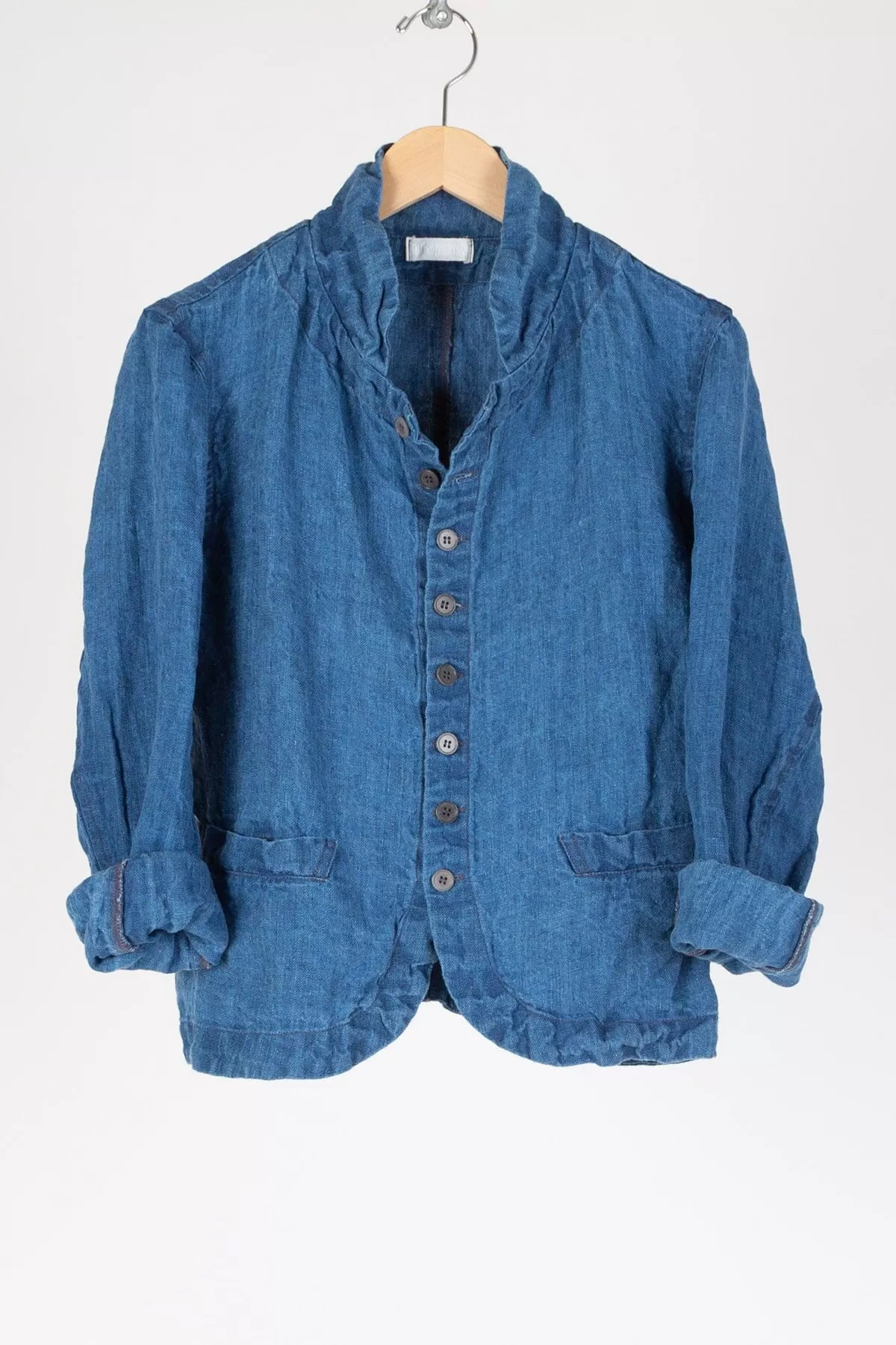 Dree Jacket - Indigo Linen Twill