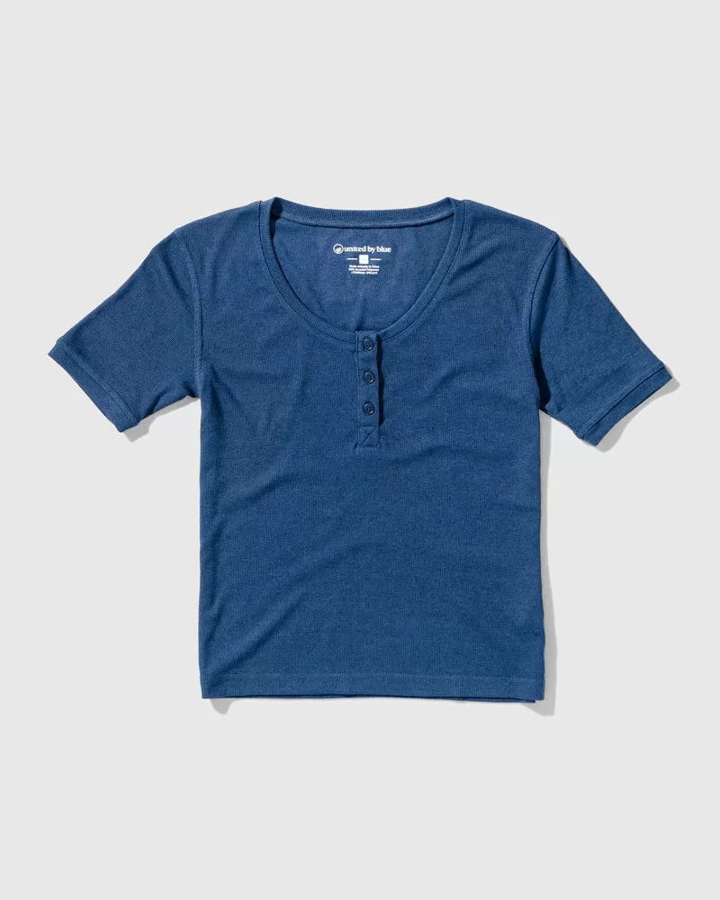 EcoKnit Short-Sleeve Henley