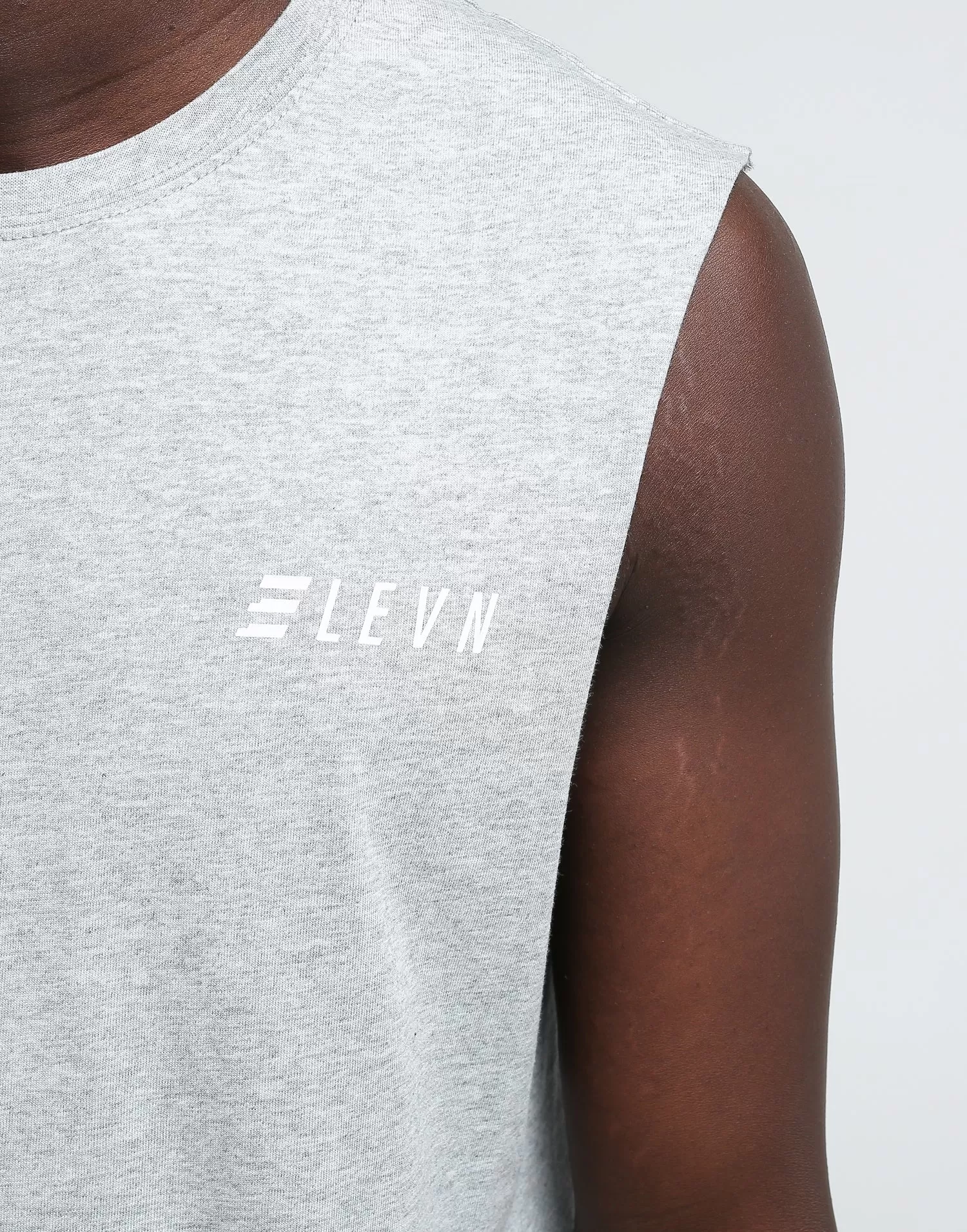 Elevn Aptitude Muscle Tee Grey Marle