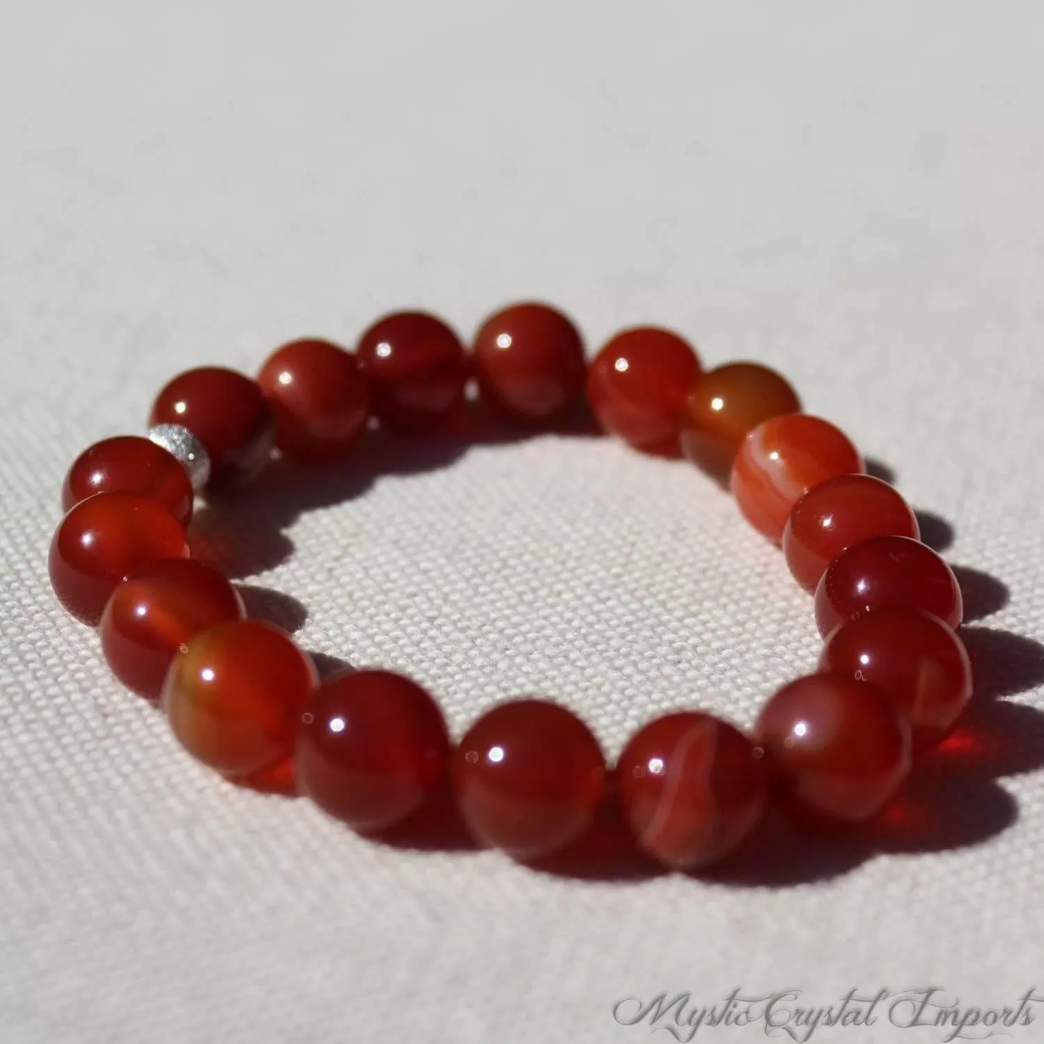 Fire Agate Chakra, Althlesuire-Yoga Bracelet