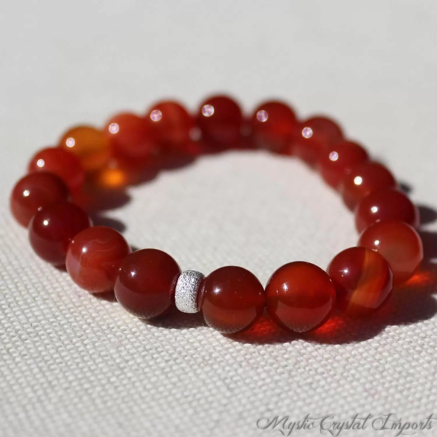 Fire Agate Chakra, Althlesuire-Yoga Bracelet