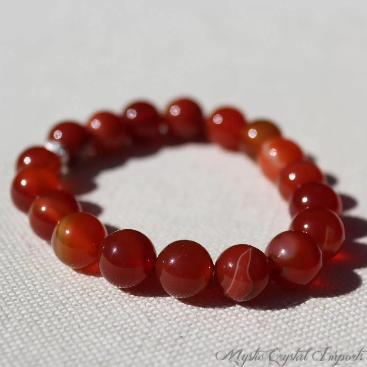 Fire Agate Chakra, Althlesuire-Yoga Bracelet