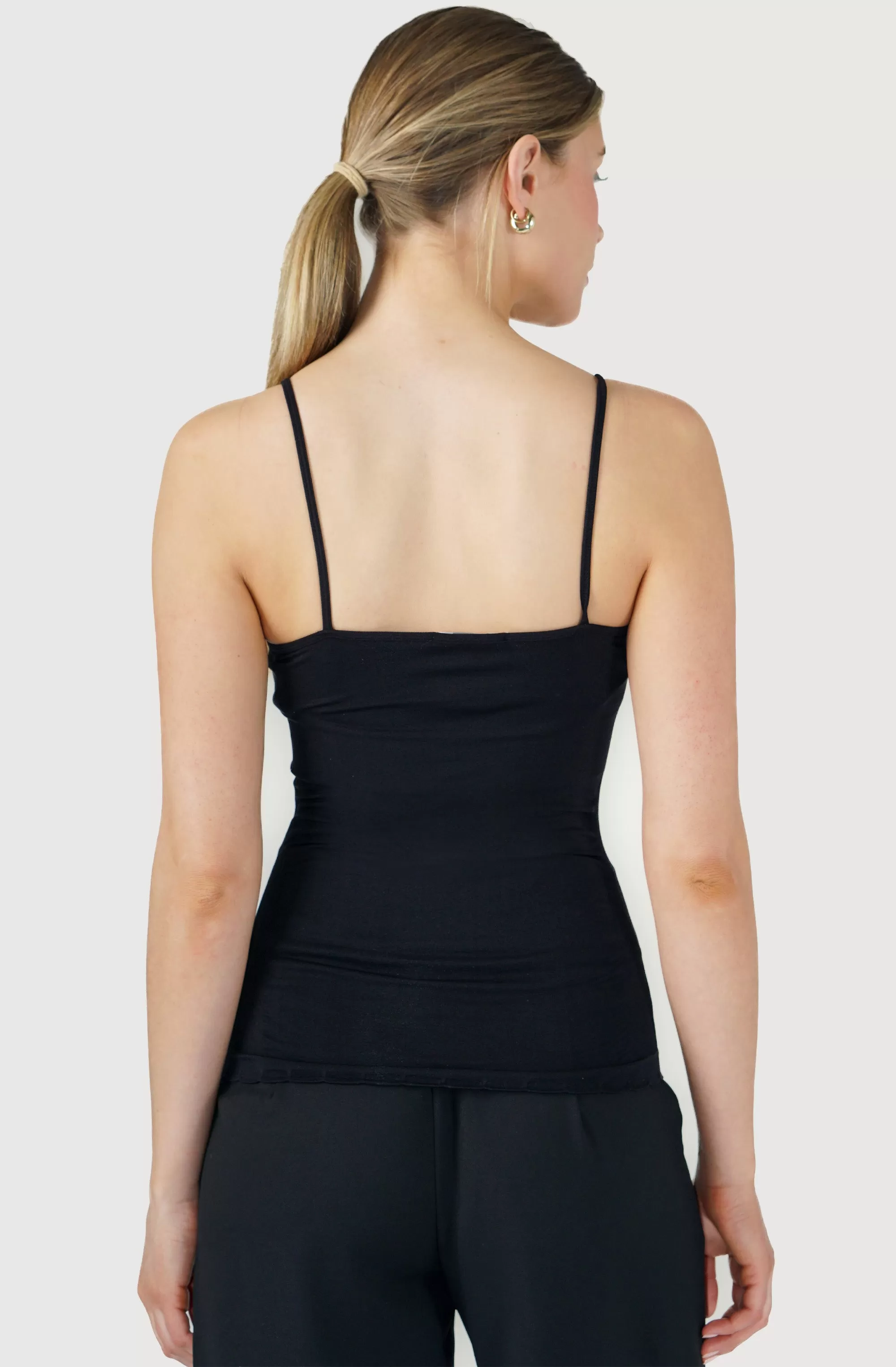 Fitted Cami with slight v-neck