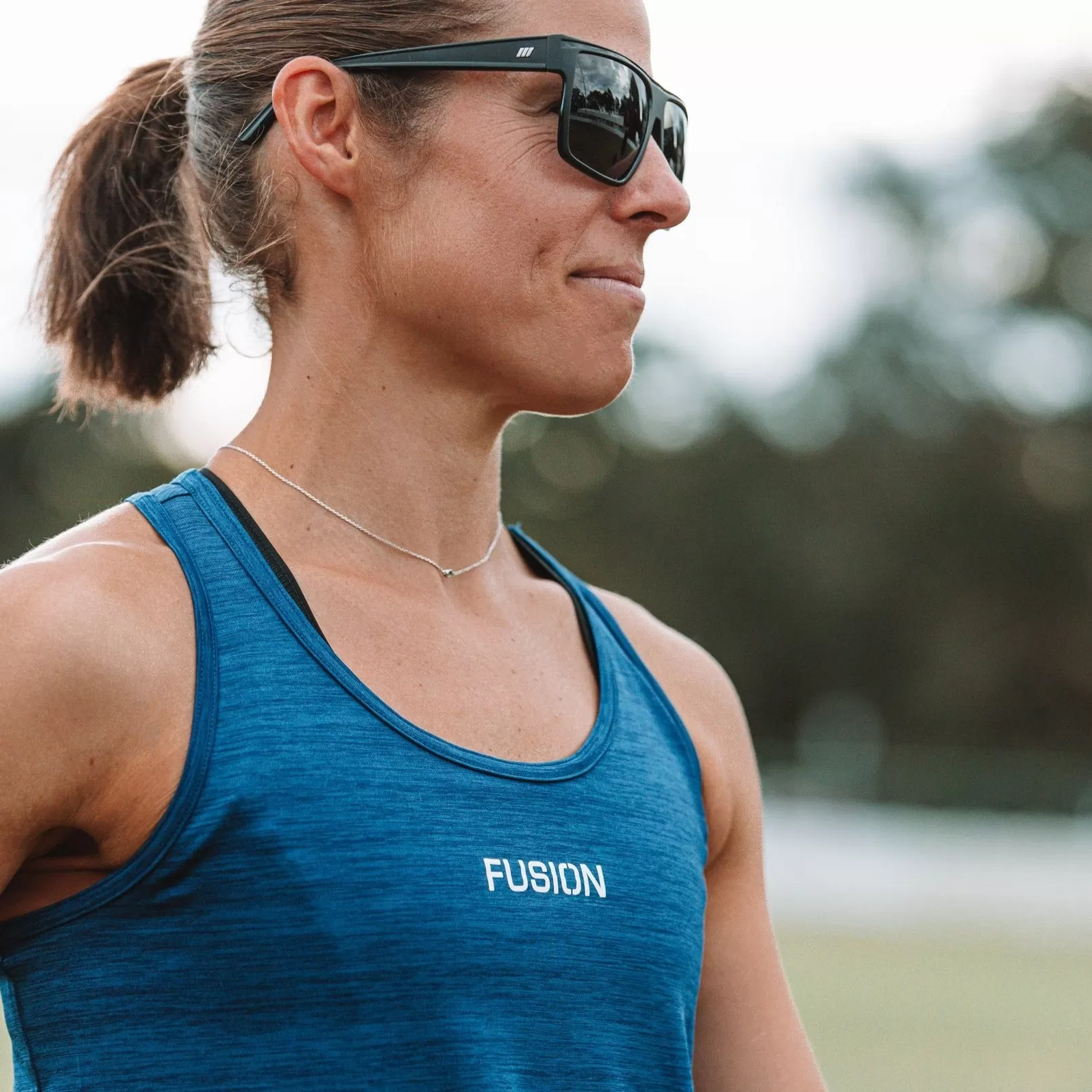 FUSION Womens C3 Singlet, Racer Back