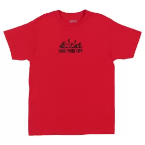 Glue Skateboards GYC Glue York City Tee Red