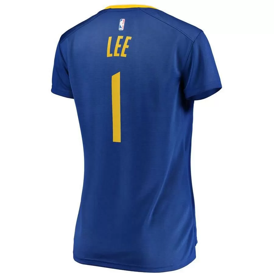 Golden State Warriors Damion Lee Fanatics Branded Replica Fast Break Player Icon Jersey Womens - Blue | Ireland M2598R9