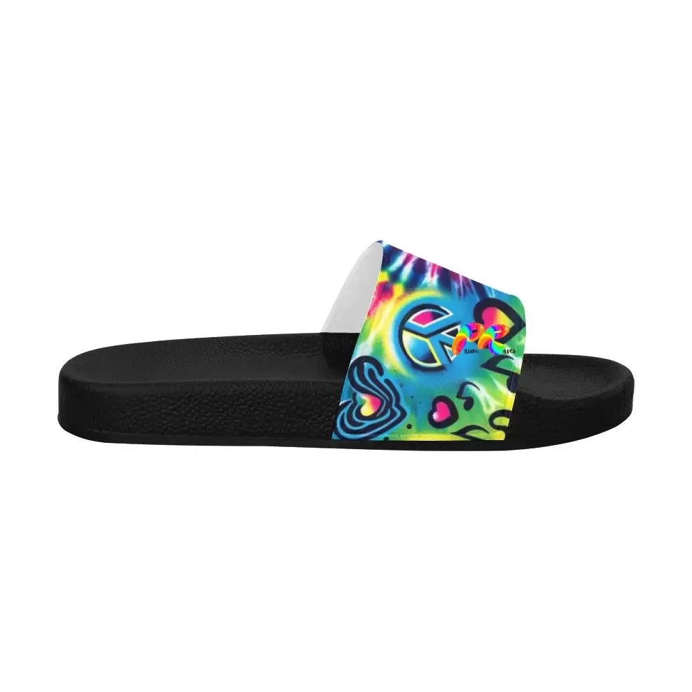 Happy Vibes Women's Rave Slide Sandals