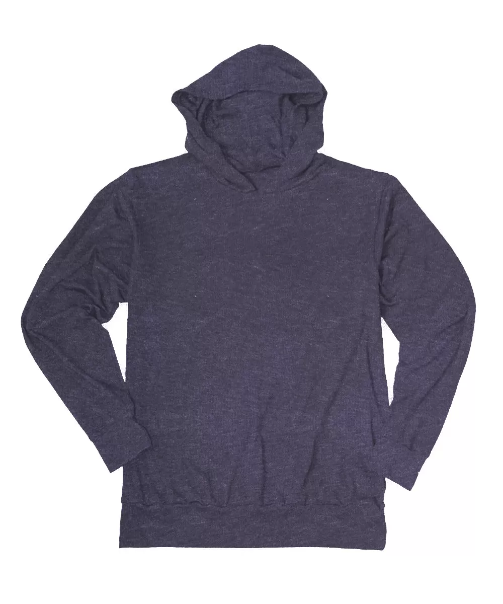 Heather Navy Lightweight Hoodie