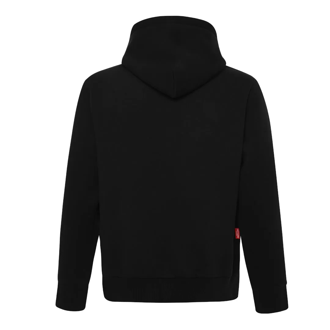 Hoodie "GKÜCK AUF" Schwarz / Orange