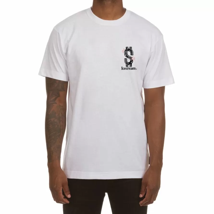 Ice Cream Wealth SS Tee (White) 441-2207