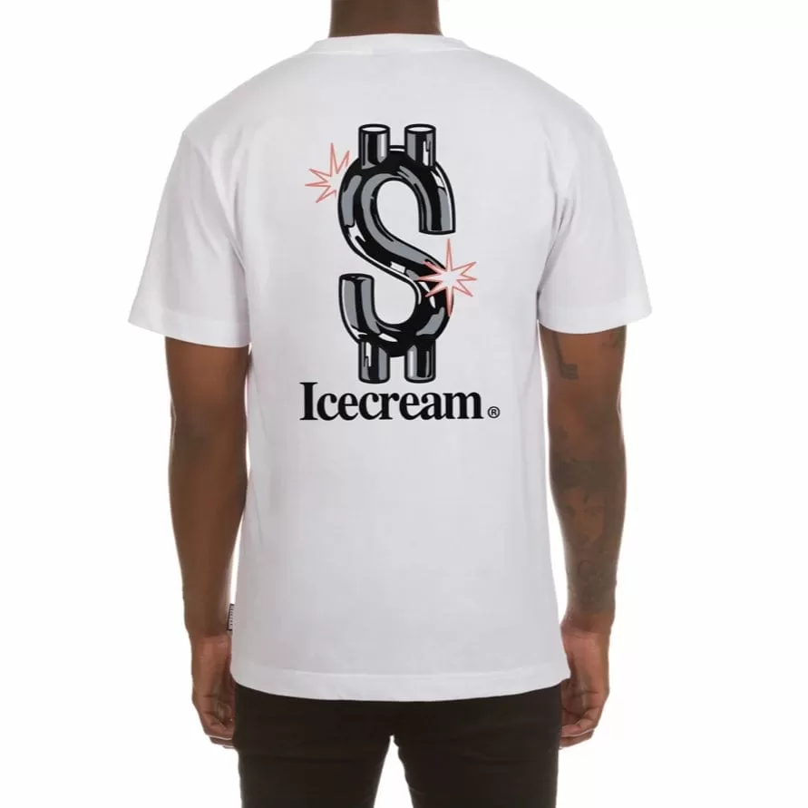 Ice Cream Wealth SS Tee (White) 441-2207