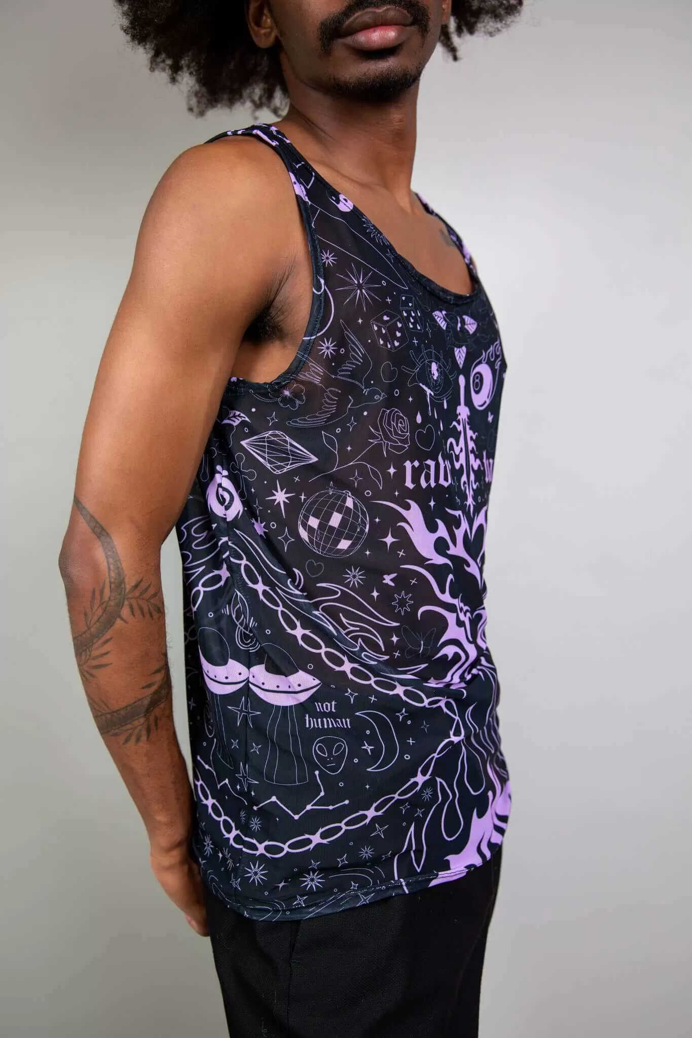 Inkwork Mesh Unisex Tank Top