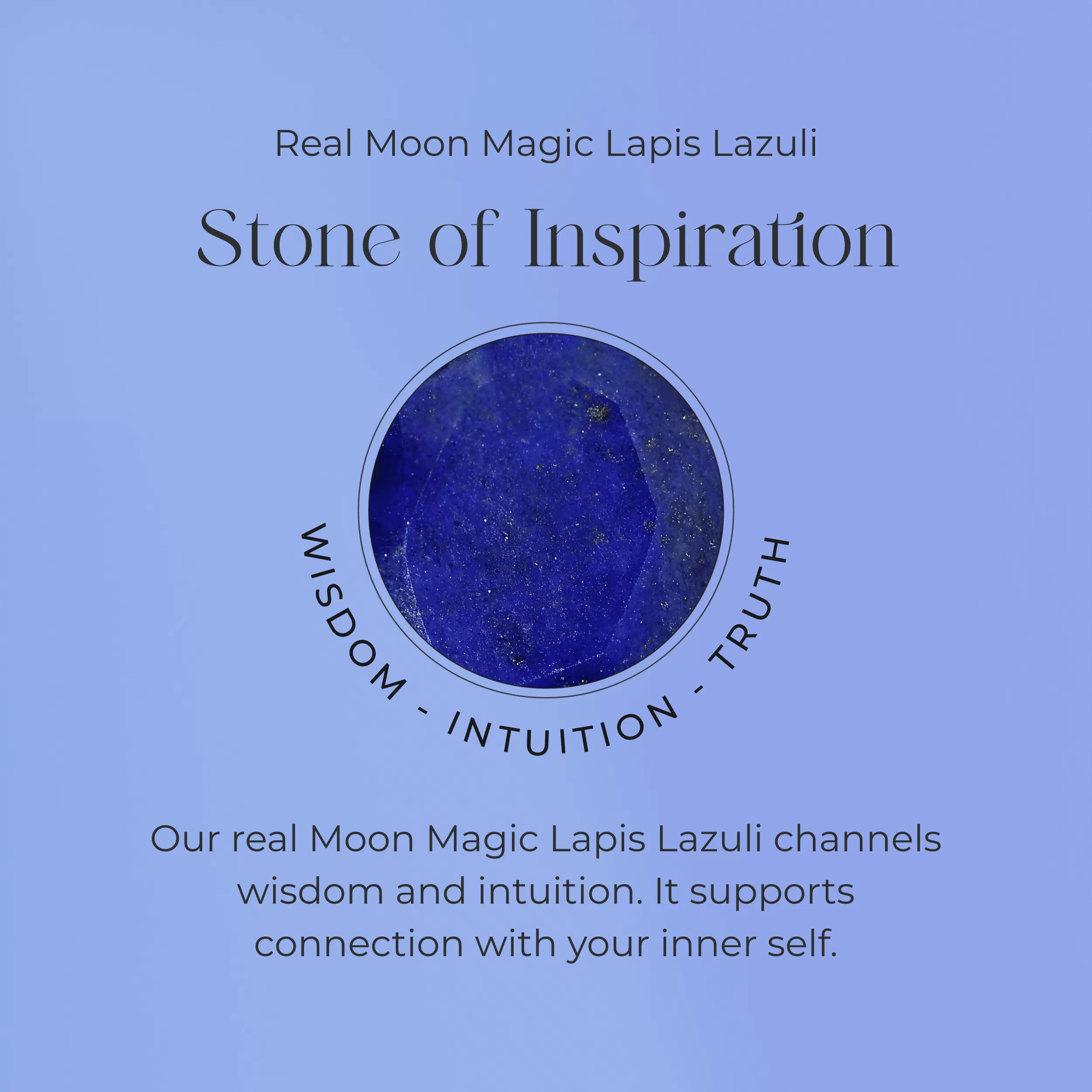 Lapis Lazuli Necklace Sway - September Birthstone