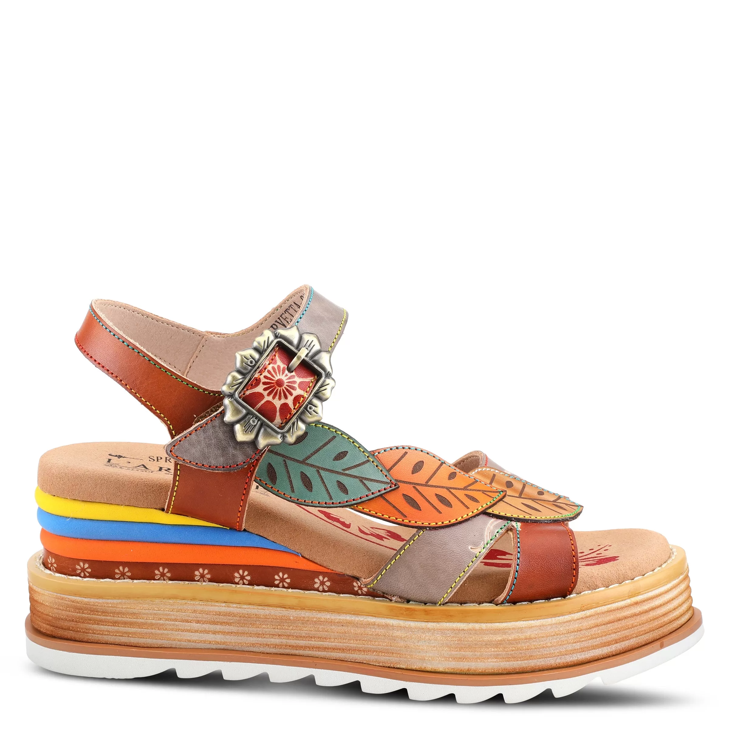 L'ARTISTE IRVETTA PLATFORM SANDALS