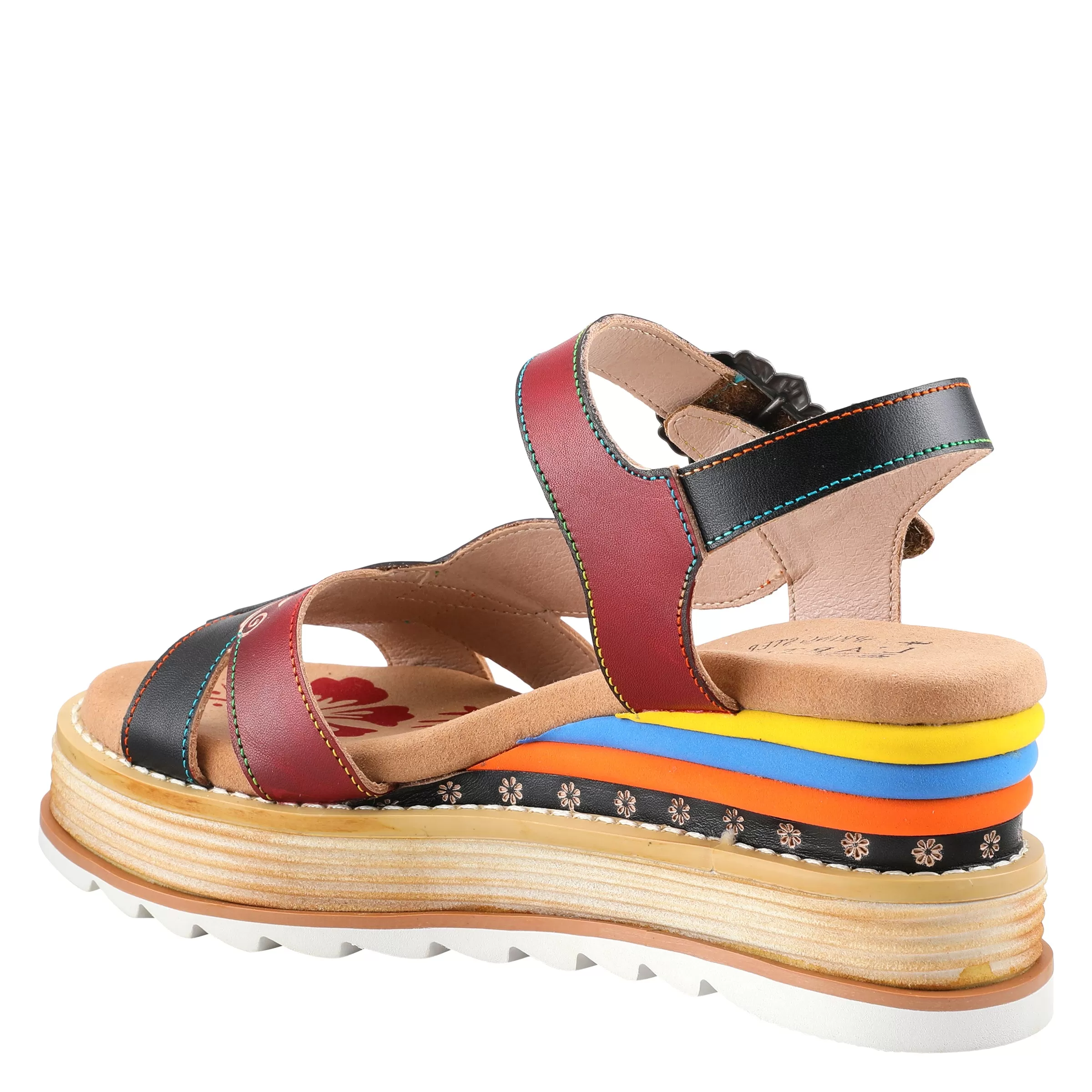 L'ARTISTE IRVETTA PLATFORM SANDALS