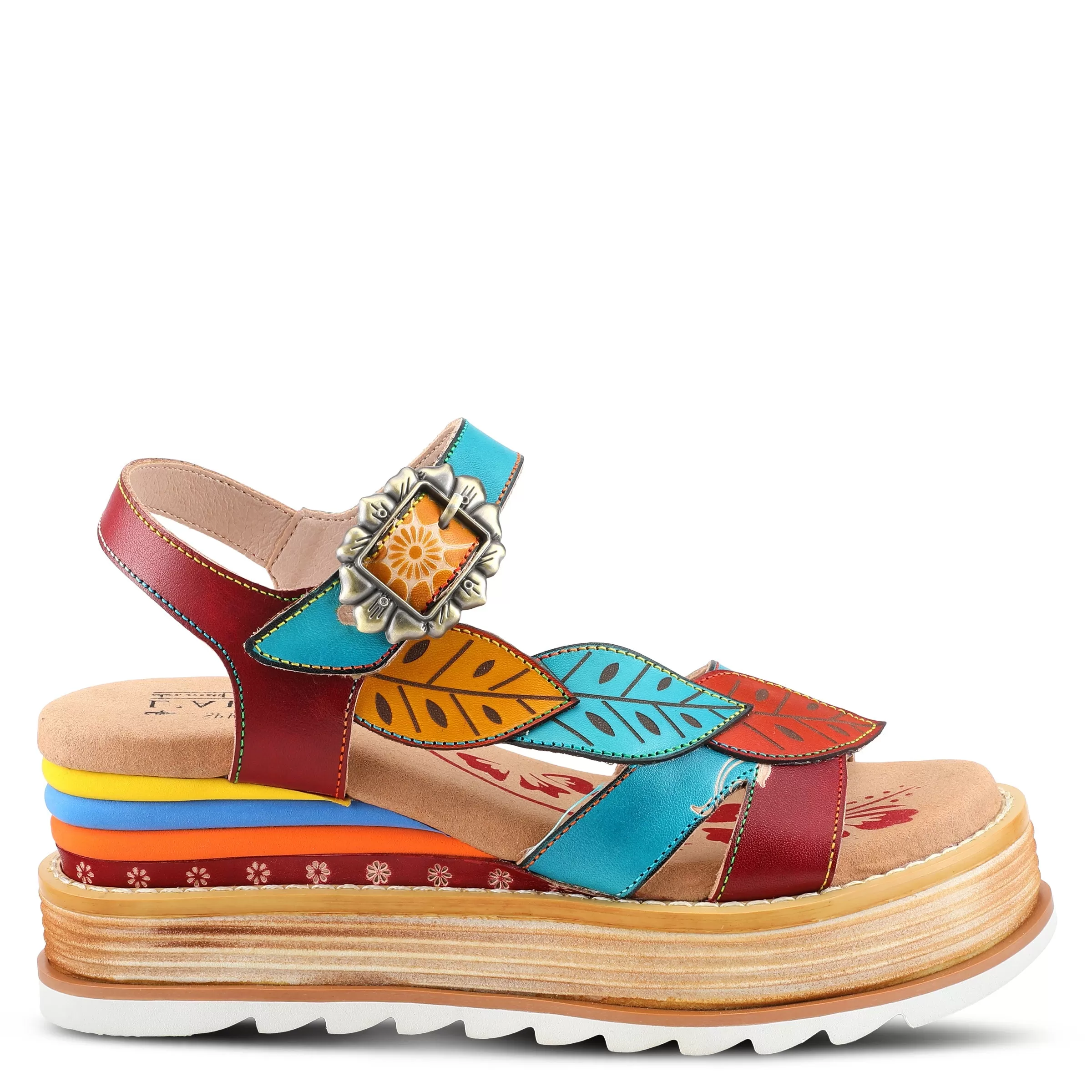 L'ARTISTE IRVETTA PLATFORM SANDALS