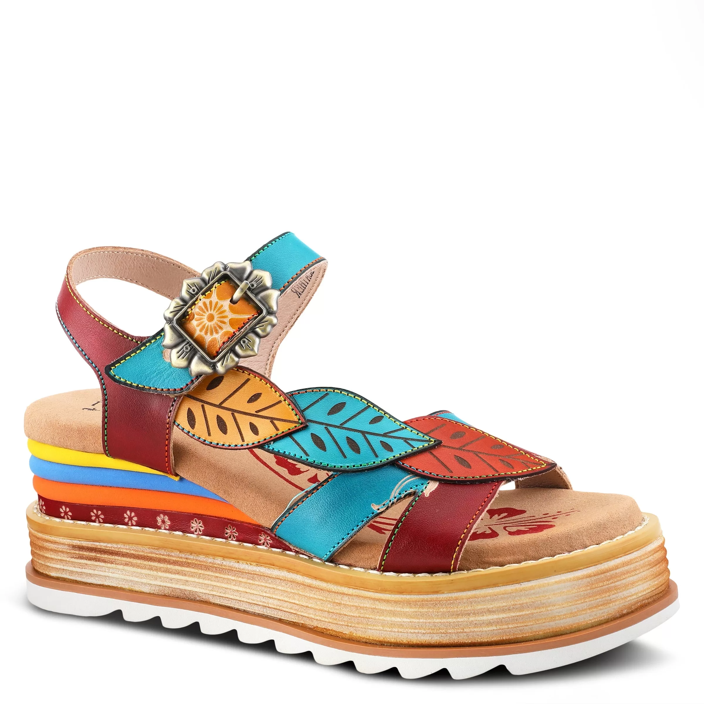 L'ARTISTE IRVETTA PLATFORM SANDALS