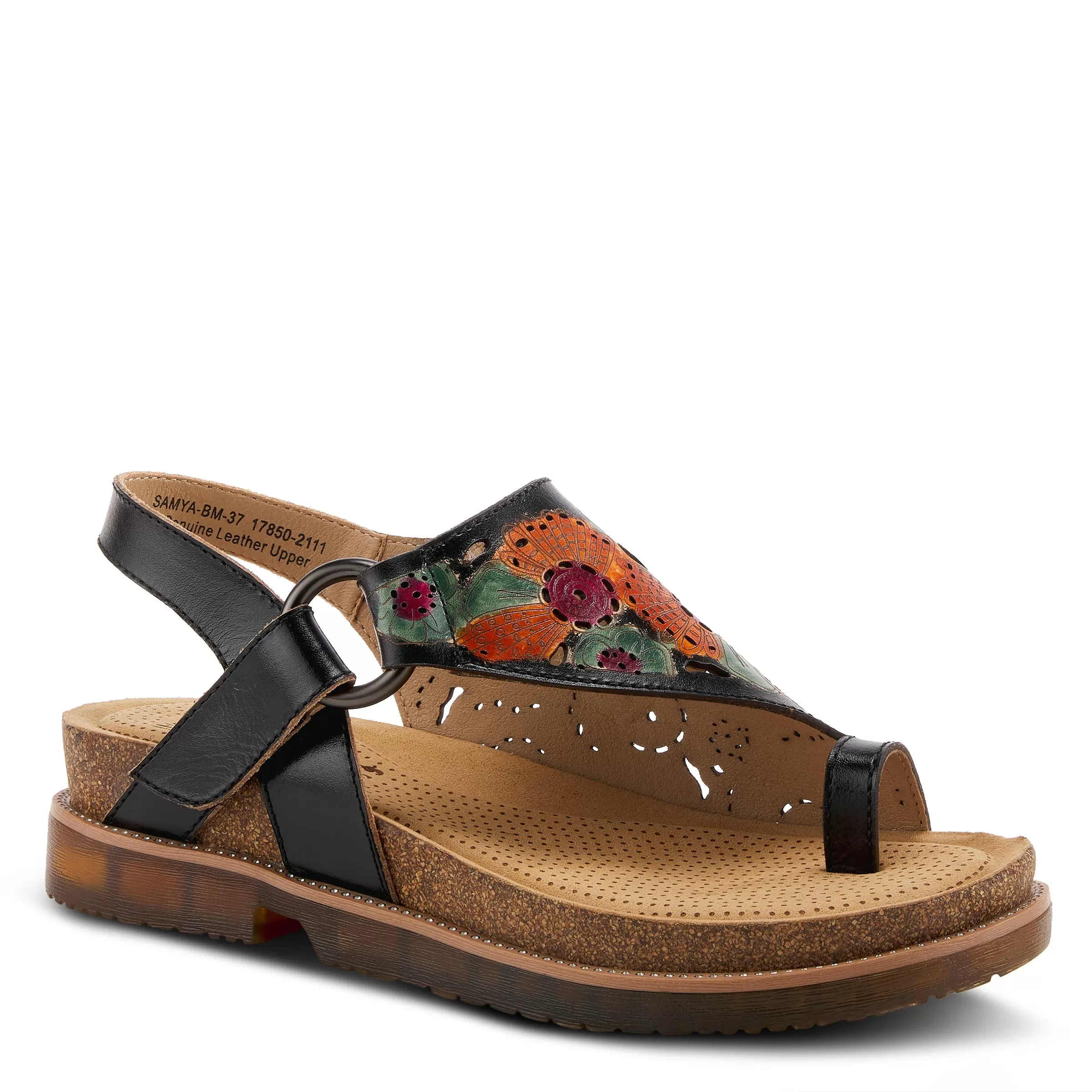 L'ARTISTE SAMYA TOE LOOP SANDALS