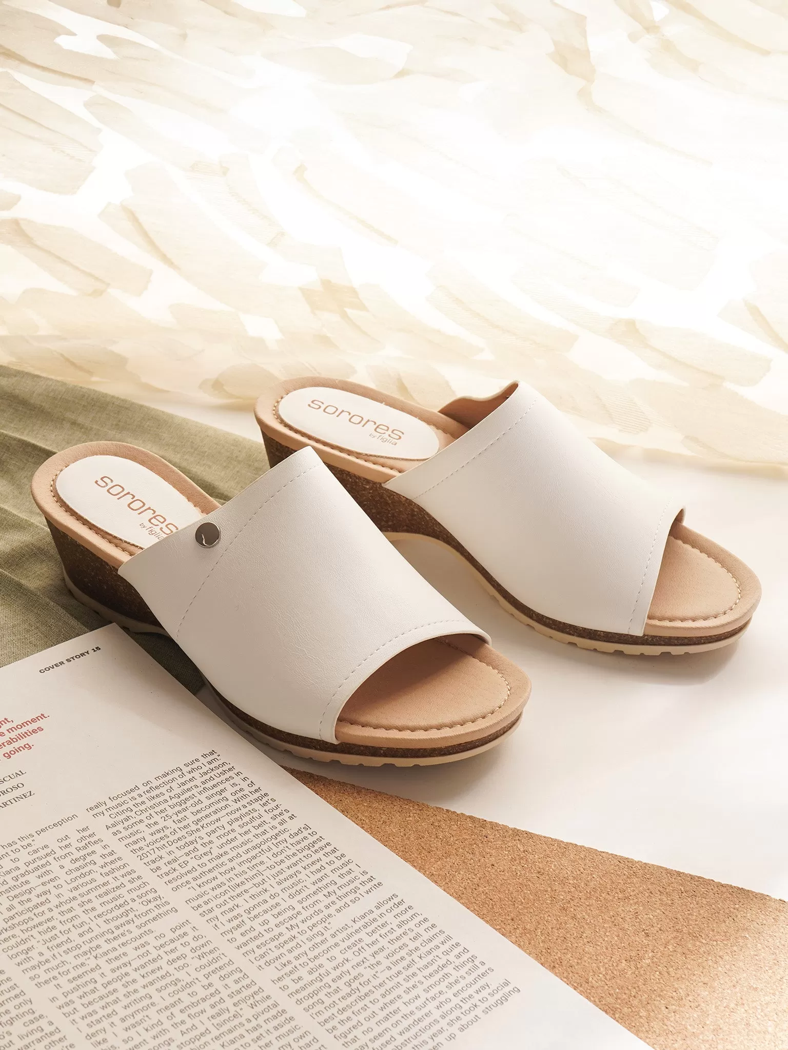 Lilybeth Wedge Slides