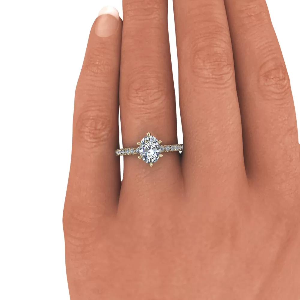 Livia No. 1 Lab Grown Diamond Engagement Ring