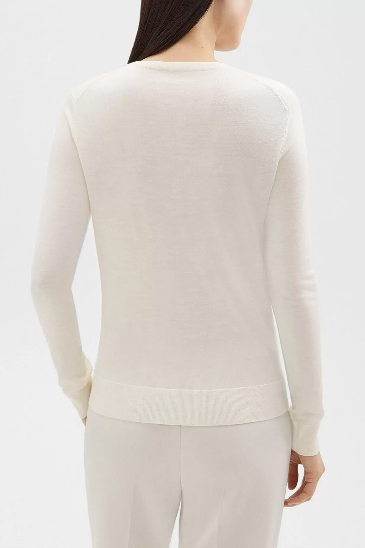 Longsleeve Crew Neck in New Ivory