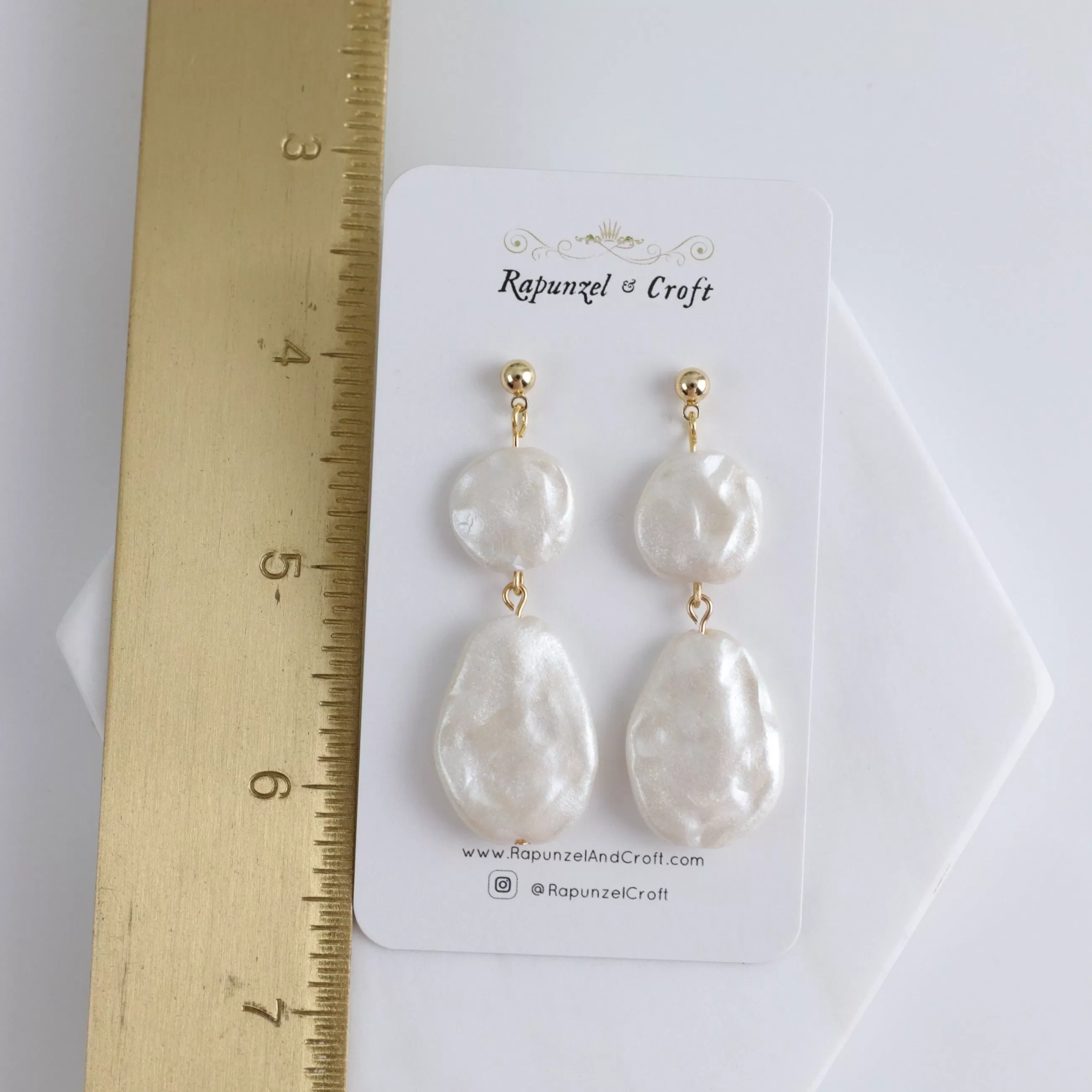 MALIA Keshi Faux Pearl Dangles