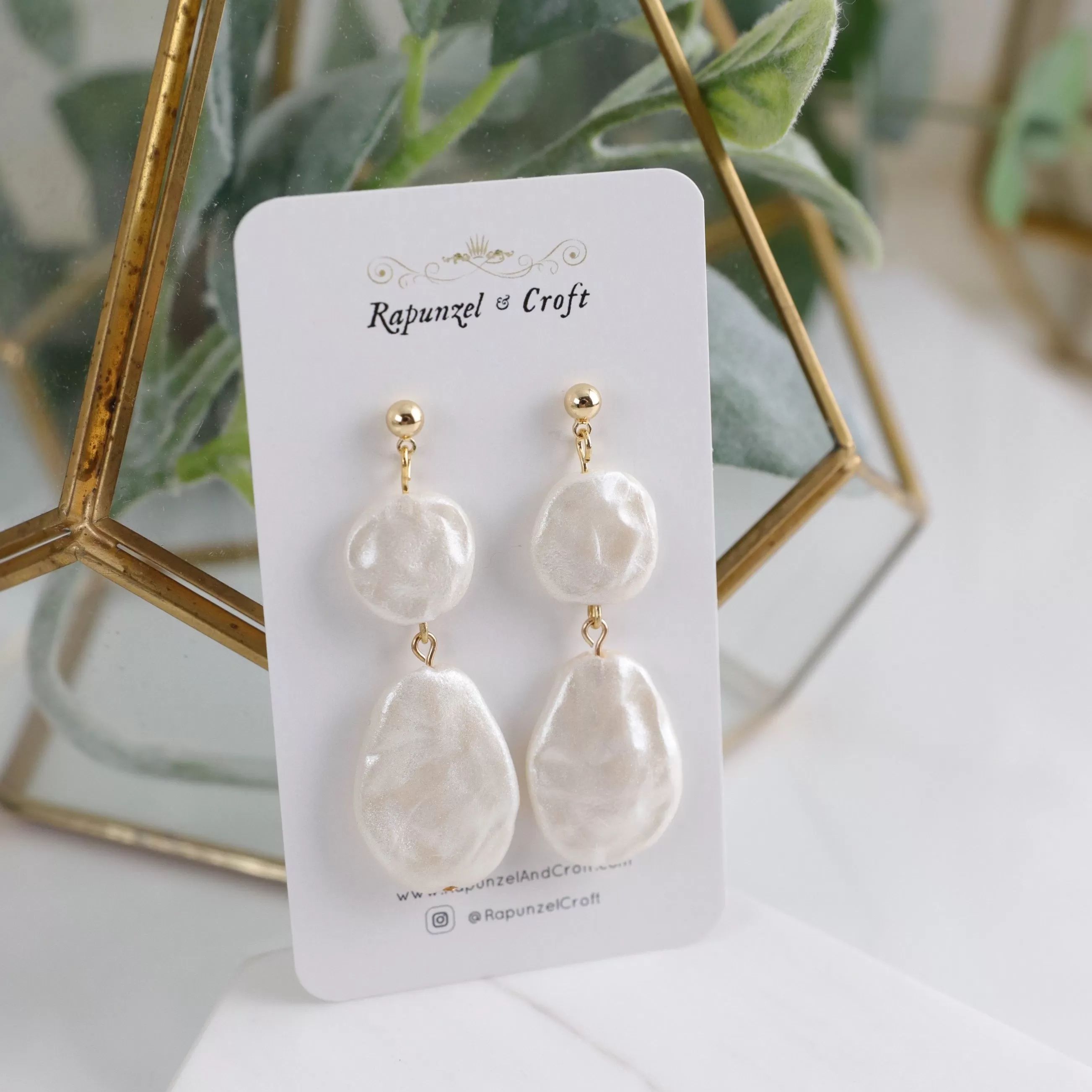 MALIA Keshi Faux Pearl Dangles