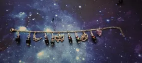 Midnight Charm Bracelet