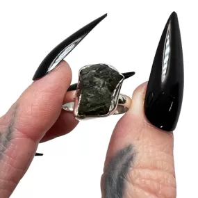 Moldavite Ring 8 size 7.5 *free shipping*