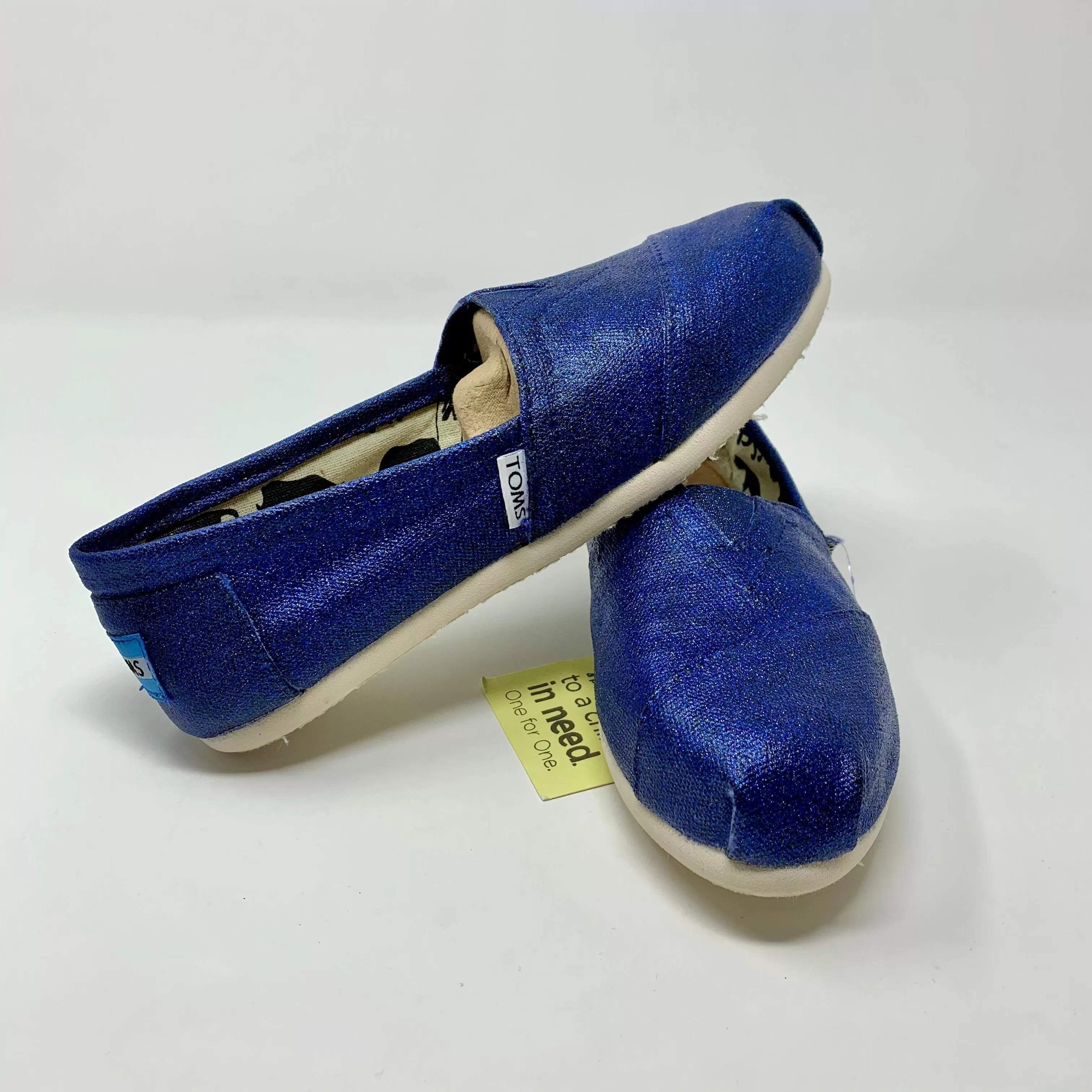 Navy Glitter TOMS