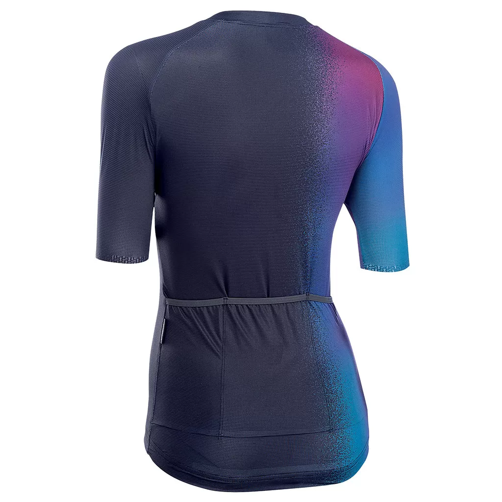 Northwave Womens Blade Jersey - Black/Iridescent