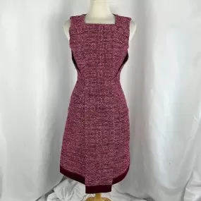 NWT Raoul Pink Tweed Midi Dress w Pockets