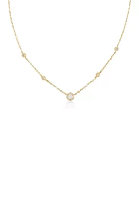 Olivia Opal and Crystal Necklace