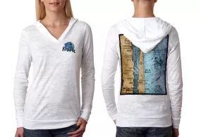 Palm Beach, FL / King Tide Blue Moon Burnout Hoodie