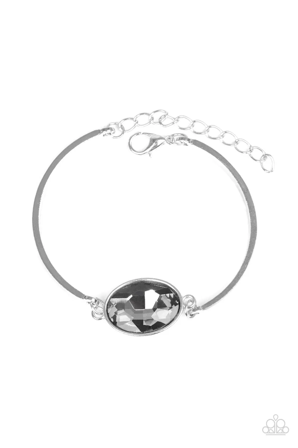 Paparazzi Definitely Dashing Silver Bracelet