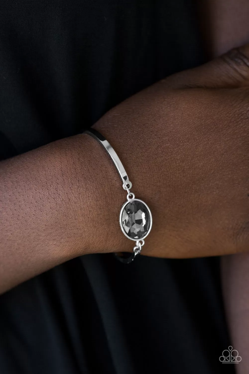 Paparazzi Definitely Dashing Silver Bracelet