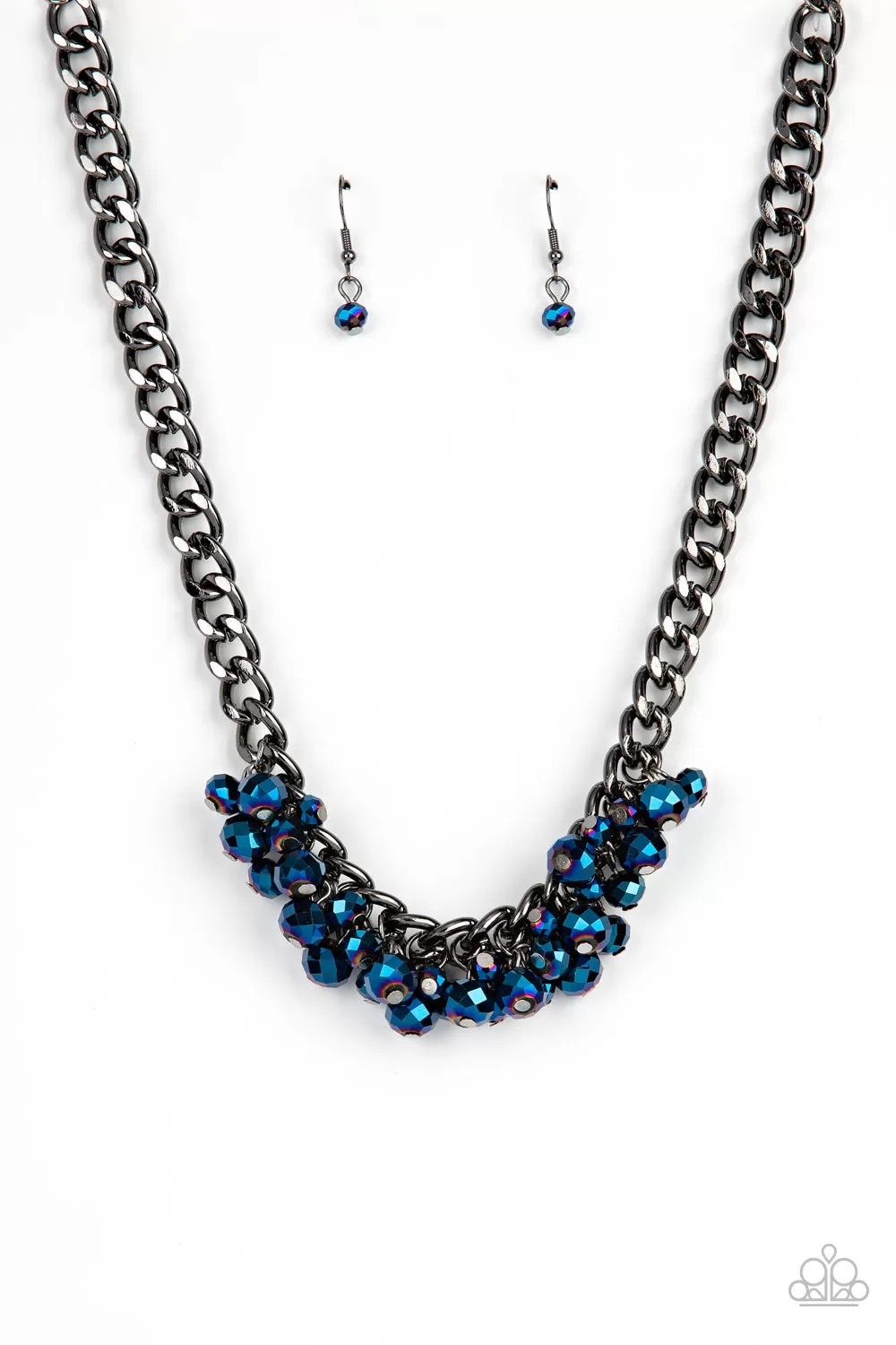 Paparazzi Galactic Knockout Blue Necklace