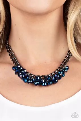 Paparazzi Galactic Knockout Blue Necklace