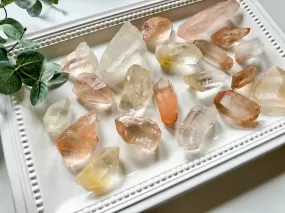 Pink & Golden Lemurian Points || Brazil