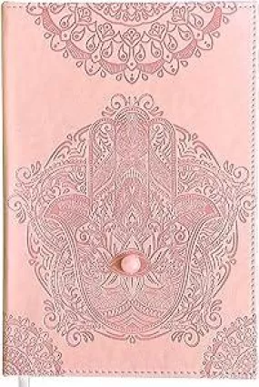 Pink Hamsa Hand Journal