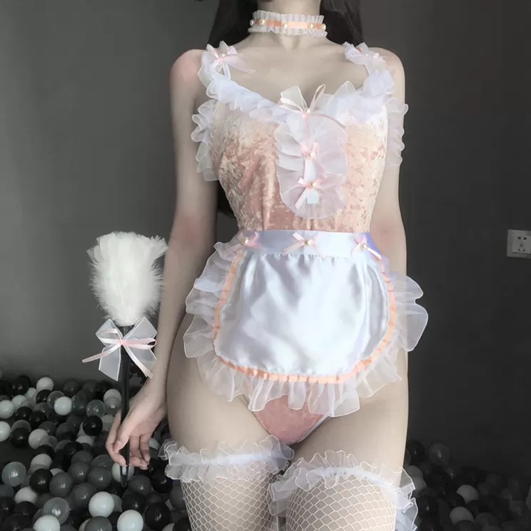 Pink Lace Lingeries Suit AD12731