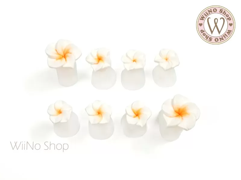 Plumeria Flower Toe Separators Pedicure Nail Art Tools